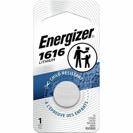 Energizer 1616 Lithium Coin Cell Battery ECR1616BP