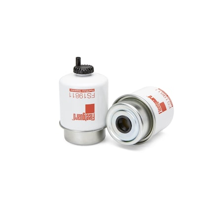 Fleetguard Fuel Filter, 5.3125 in, Cartridge FS19811