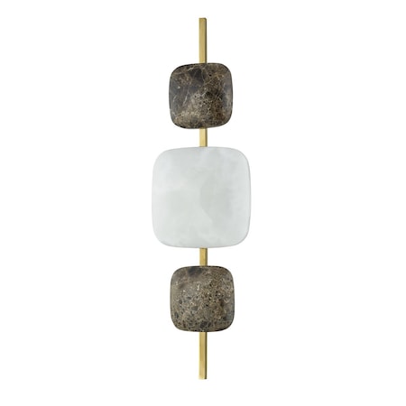 Corbett Lighting Salisbury Integrated LED Wall Sconce in Vintage Brass 503-01-VB