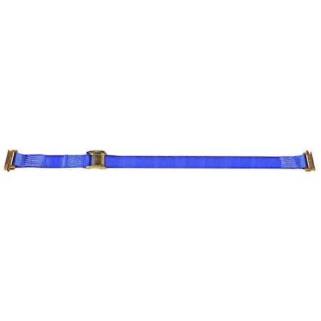 Doleco Cam Buckle Strap Series E 2" x 20' with Spring Ends, 833 lbs WLL 33500220