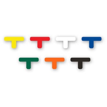 Ergomat DuraStripe Mean Lean 7inx4inx1in Rounded Tfts Yellow, 36PK DSML-TR7-Y-KIT