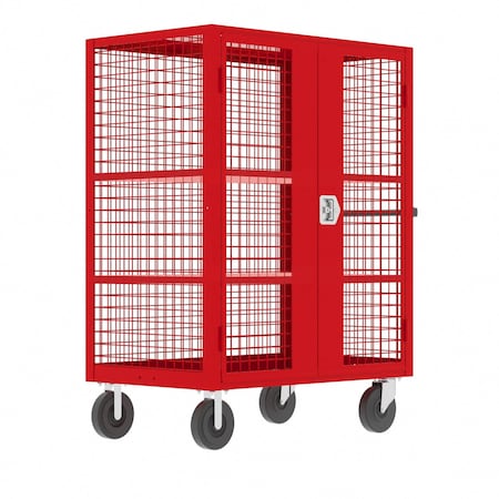 Valley Craft Security Cart, 2000 lb Capacity, 24 in W x 51 in L x F89062VCRD