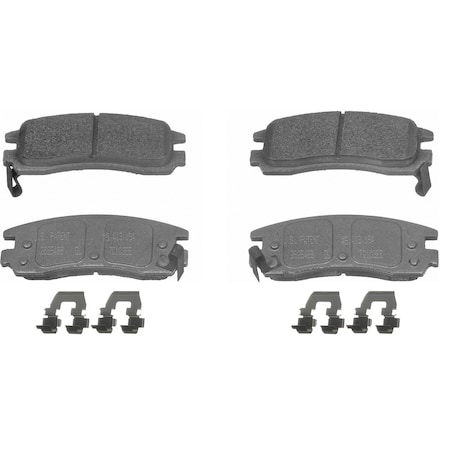 Wagner Brakes Disc Brake Pad Set-MX714 MX714
