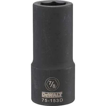 Dewalt Deep Impact Socket, 3/4 IN DR, 7/8 SAE DWMT75153OSP