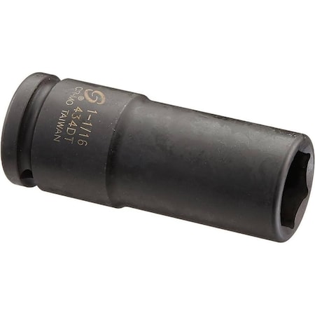 Sunex 3/4 in Drive 1-1/16 in Deep Impact Socket Thin Wall 434DT