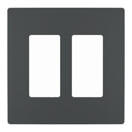 Pass & Seymour 2G Graphite Wall Plate RWP262GCC6