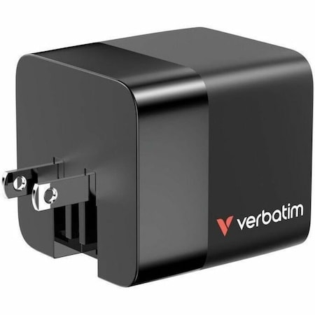 Verbatim Americas VERBATIM, GAN CHARGER, 65W, RETRACTABLE CABLE 32217