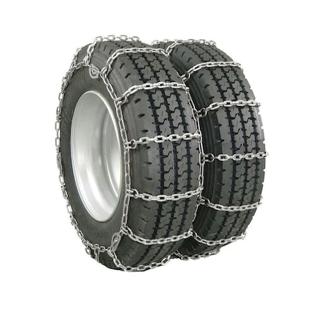 Mytee Products Mytee Products 2PK Cam Square Link Dual Snow Tire Chain for 24.5in Rim Di. & 11in Wide Car Tire TC245SQD