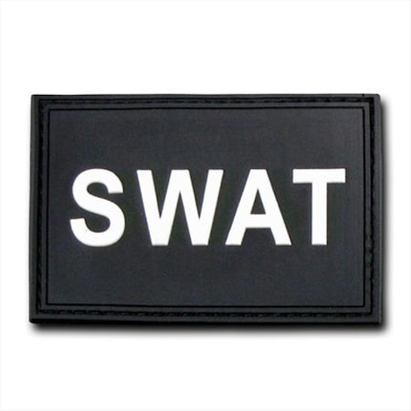 Rapdom Swat Rubber Patch- Black T90-SWAT-BLK