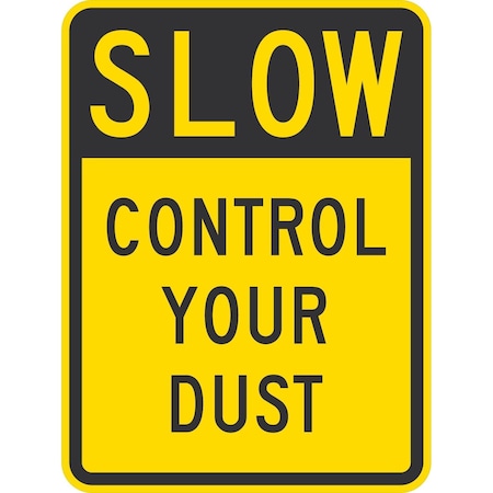 Lyle Slow Control Your Dust, 18x24, Engineer Grade, Yellow G-10108-EG_18x24