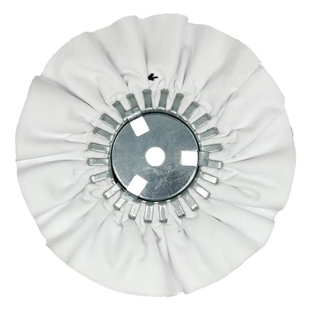 Renegade Products Usa 10 Inch, Mirror Shine, 5/8" Center Plate Case Pack Airway Buffing Wheels, Bulk Deal, 5PK FAW1058SSS5PAK