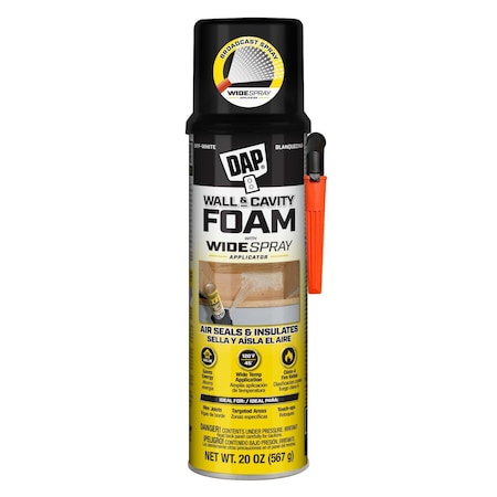 Dap Off-White Polyurethane Foam Wall & Cavity Foam Sealant 20 oz 7565000370