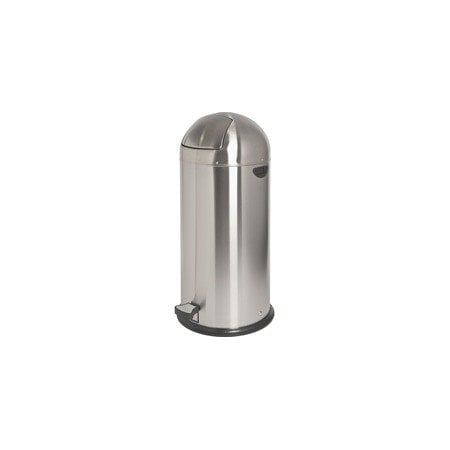Genuine Joe 13.5 Gallon Pedal Receptacle Bin - 13.50 gal Capacity - Easy to Clean, Foot Pedal - 37.4in Height 58888
