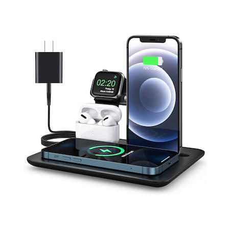 Trexonic 4 in 1 Fast Charge Wireless Charging Station TRX-UD17