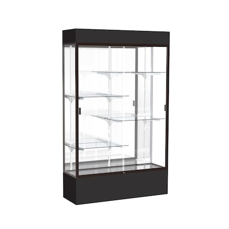 Ghent Spirit Floor Display Case 48x72x16, Mirror, Bronze 374MB-BZ-BK