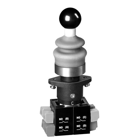 Schmersal Spring-return joystick switches WKT MKT WKS MKS, without Locking sleeve, 2 Contacts, Mounting depth 101186702