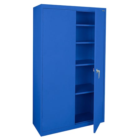 Sandusky Shelf Cabinet, 72 in H, 36 in W, 18 in D, Swing, Cam lock, 4 Shelves VF41361872-06