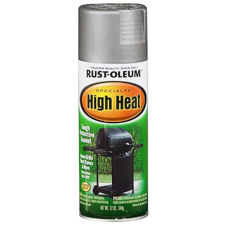 Specialty 12 Oz Rust-Oleum Brands Silver High Heat Enamel Spray Paint 7716830
