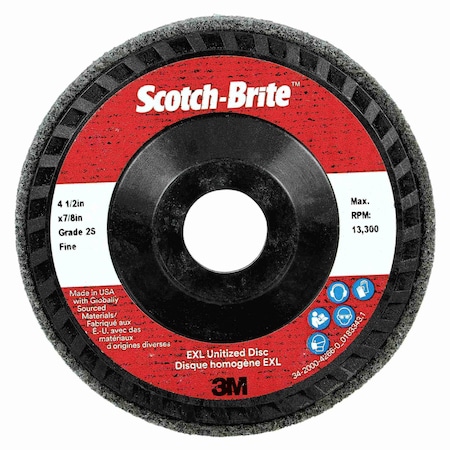 Scotch-Brite Unitized Disc, PK 5 7100300856