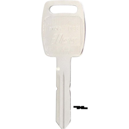 Kaba Ilco GM Nickel Plated Automotive Key, B88 / P1108, 10PK AL01625002