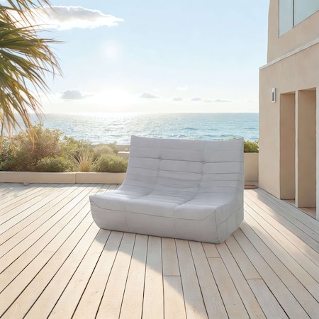 Deko Living Gray Outdoor Compressed Foam Sofa COP30019SOF