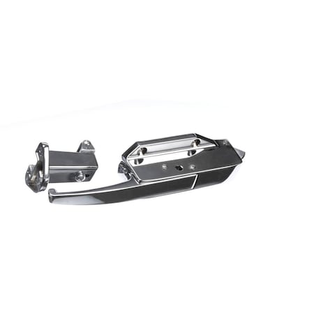 Kason Latch and Strike Assembly, 3/4in - 1 1/2in Offset, Heavy Spring, Polished Chrome 77H-00008C
