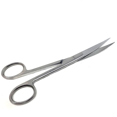 A2Z Scilab Lab Scissors 6.5 inches Sharp/Sharp Curved Blades, Stainless Steel A2Z-ZR-116S