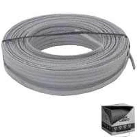Romex THHN Building Wire, Copper, 12 AWG, 2C, Gray, 100 ft 12/2UF-WGX100