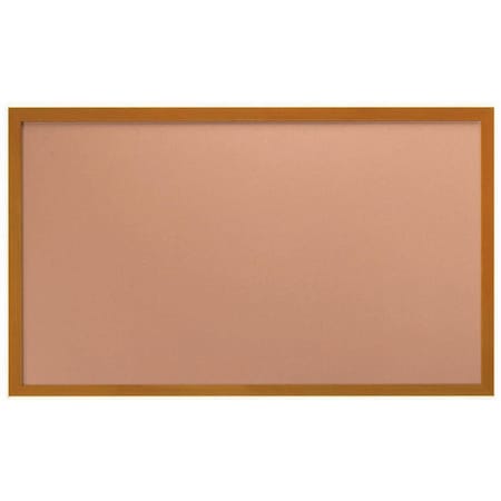 Aarco Architectural High Performance Oak Wood Grained Look Al Trim Bulletin Board, 36H''x60''W DBO3660