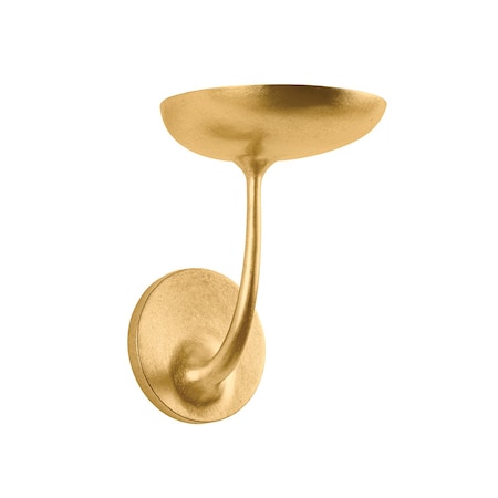 Hudson Valley Lighting Taormina Integrated LED Wall Sconce in Vintage Gold Leaf 4509-VGL
