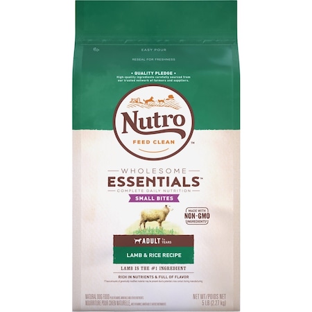 Nutro Wholesome Essentials Small Bite 5 Lb. Lamb & Rice Adult Dry Dog Food 792336