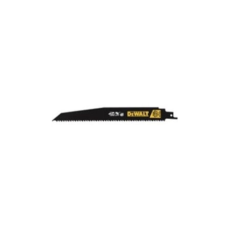 Dewalt 6" 6TPI 2X Recip Blade 5pk DWA4166