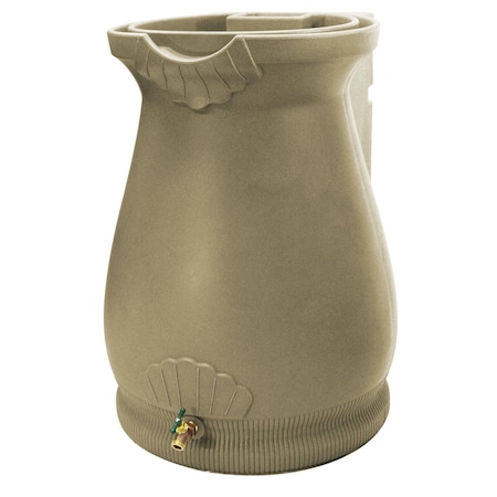 Good Ideas Rain Wizard Urn 65 Gallon Rain Barrel - Khaki RWURN-KHA