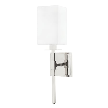 Hudson Valley Lighting Taunton 1 Light Wall Sconce 4.5 In. Polished Nickel 4400-PN