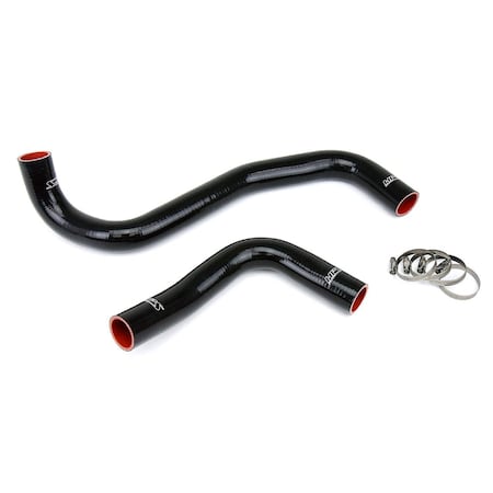 Hps Performance High Temp Reinforced Silicone Radiator Coolant Hose Kit, Black,  57-1302-BLK
