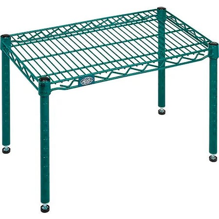 Nexel Poly-Green Wire Dunnage Rack, 30W x 18D x 14H P1830G