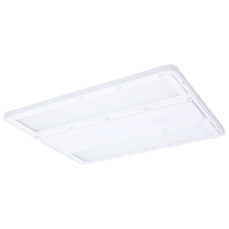 Nuvo 105/90/70 Watt LED Linear High Bay 3K/4K/5K CCT IP69K 120-347 Volt White Finish 65/1170