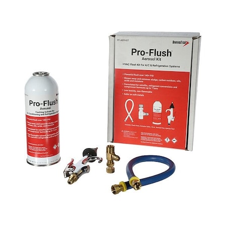 Diversitech Flush Solvent, 16 oz, Can, Liquid, Clear PF-AER-KIT