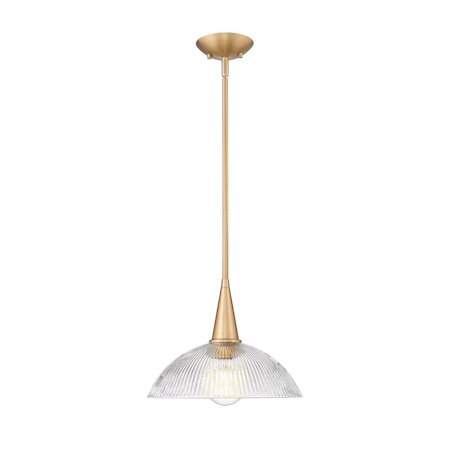 Z-Lite Lunelle Modern Gold 1 Light Pendant 3051P12-MGLD