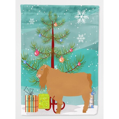 Carolines Treasures American Lamancha Goat Christmas Flag - Canvas House Size BB9252CHF
