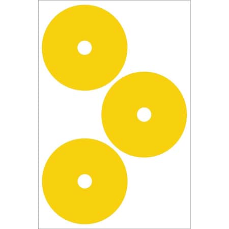Accuform GAUGE MARKING DECALS 4 12 COLOR GML112YL