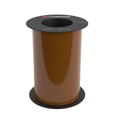 Labeltac Label Supply 8in x 75ft, Brown LT810-C