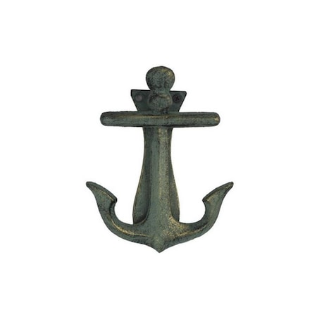 Handcrafted Decor Antique Bronze Cast Iron Decorative Anchor Door Knocker- 6 in. K-62024-bronze