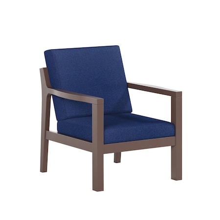 Polybird BREEZE DEEP SEAT CHAIR         TUDOR BROWN POLYBIRD P100-TB-CANA