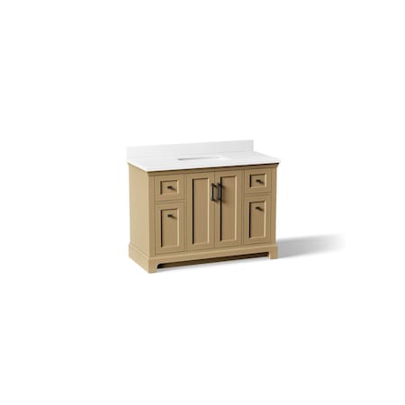 Kohler Charlemont 48" bathroom vanity cabinet with sink and quartz top 29262-BD1-WEK