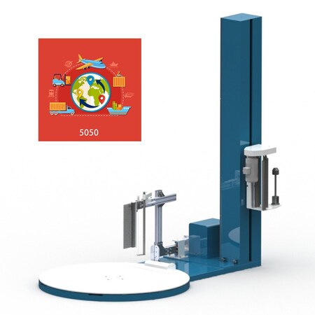 Prime Systems New Fully Automatic Stretch Wrapping Machine wBuilt-in Scale and Label Printer PS-K120FZ
