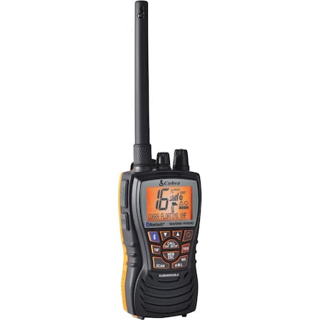 Cobra MR-HH500FLT BT Floating VHF Radio with Bluetooth Wireless Technology and Rewind-Say-Again MR-HH500FLT BT