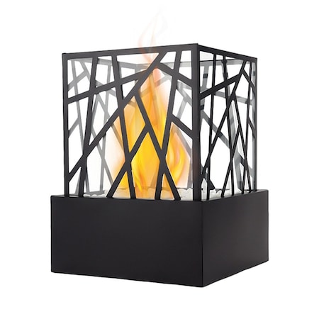 Edendirect Ethanol Fireplace with Metal Base, 3 Burners ZR-5073