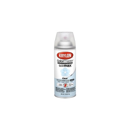 Krylon COLORmaxx Spray Paint, Gloss, Clear, 11 oz, Aerosol Can 5515