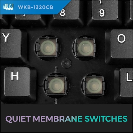 Adesso Antimicrobial Kybd Mouse Combo WKB1320CB